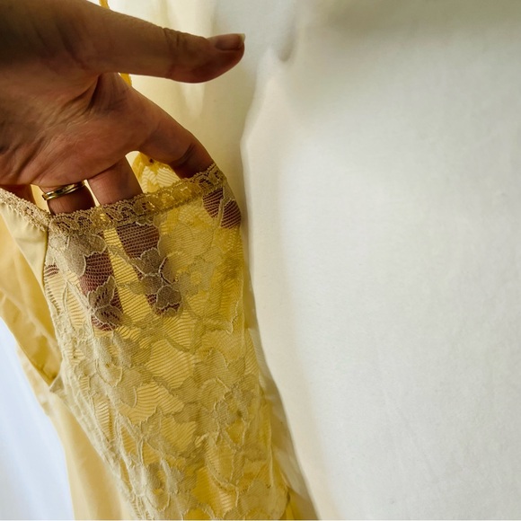 Vintage 70s / 80s Barbizon Semi Sheer Nude Slip Dress - Picture 4 of 12